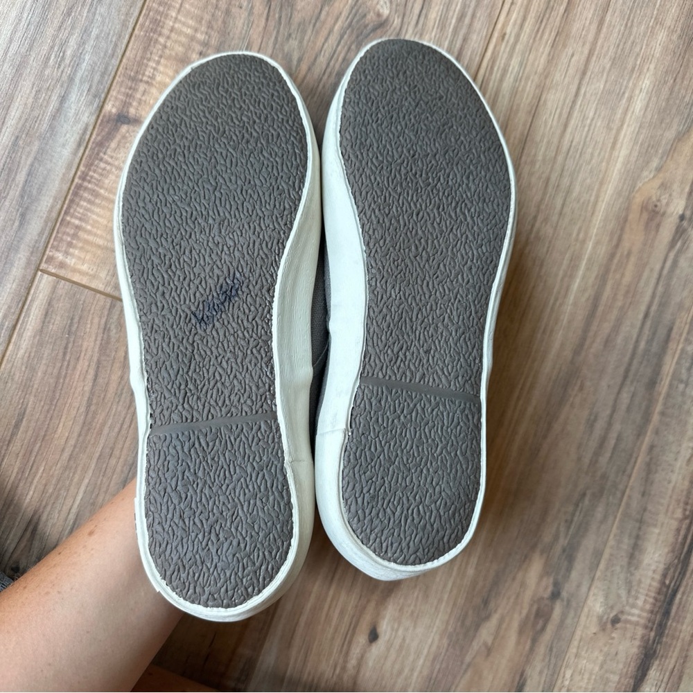 SEAVEES BAJA Slip On Sneakers -Linen - Men Sz 10 - Gray Canvas - Picture 4 of 6